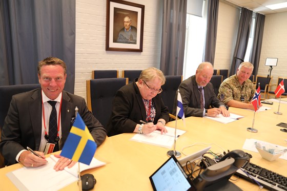 Signerte nordisk avtale om rammeverk for avtaler