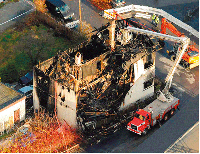 Figur 3.16 Brannen på Gulskogen