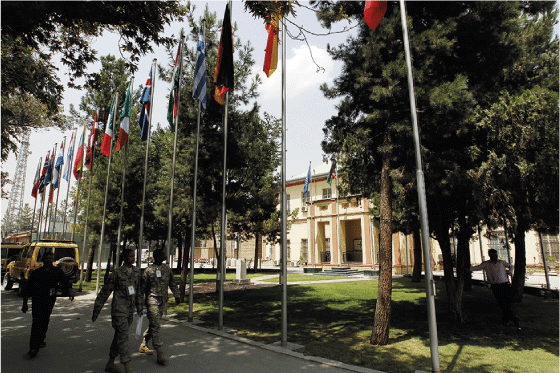 Figure 3.4 ISAF headquarters in Kabul. 
