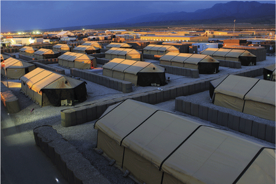 Figure 4.5 Norway eventually chose to concentrate its efforts in northern Afghanistan. The base for the Norwegian quick reaction force (QRF) was Camp Nidaros outside Mazar-i-Sharif. 
