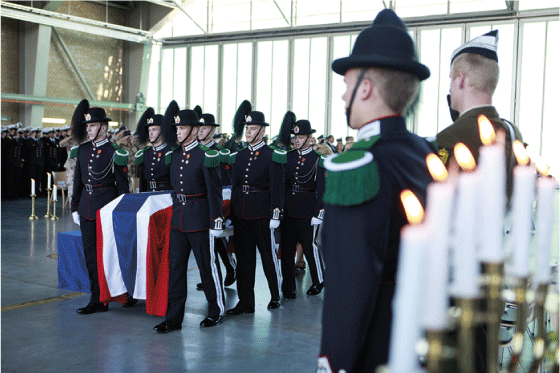 Figure 4.8 Funeral procession. Ten members of the Norwegian armed forces were killed in the period 2001–2014. 
