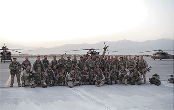 Figure 5.6 The Norwegian assault team.
