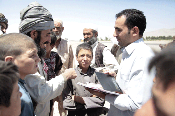 Figure 8.14 Faryab is one of several provinces where the Norwegian Refugee Council (NRC) provides information and advice regarding land and property rights for returnees and internally displaced persons. These groups often have  limited access to public services. 
