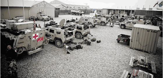 Figure 8.3 Norway opted for military command of its PRT, establishing at the same time a clear separation of civilian and military activities. 
