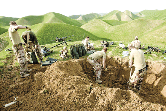 Figure 8.5 Operation Chashme Naw was an Afghan-led offensive against the Taliban in Faryab, with military support from ISAF. The operation began 26 March 2010 and included the districts of Qaysar, Almar, Khwaja Sabz Posh and Shirin Tagab.
