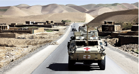 Figure 8.9 The national Ring Road (now known as Highway 1) is over 2,000 km long and connects Afghanistan’s principal cities. Ensuring security  for completion of the stretch through Faryab  (and Ghormach) was a key task of the PRT. 
