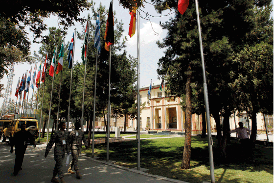 Figur 3.5 ISAF HQ i Kabul.