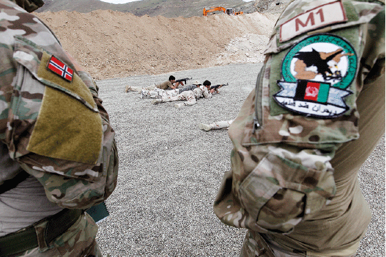 Figur 5.5 Norske spesialstyrker var mentorer for Crisis Response Unit (CRU) i Kabul.
