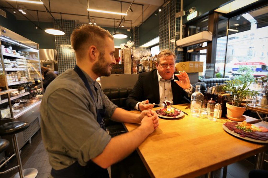 Fiskeriministeren på Fiskeriet