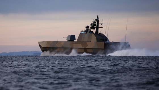 Bildet viser korvetten KNM Skjold