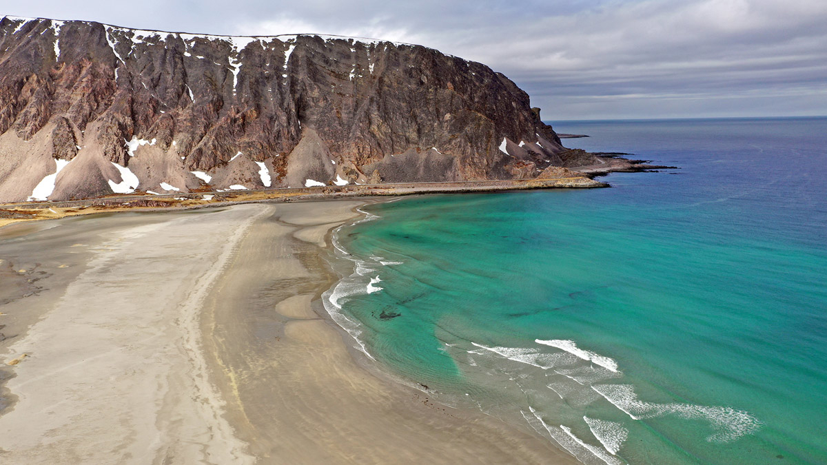 Figure 3.4 The Sandfjord off Berlevåg in Finnmark.