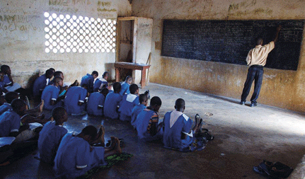 Figure 5.2 At school in Malawi.