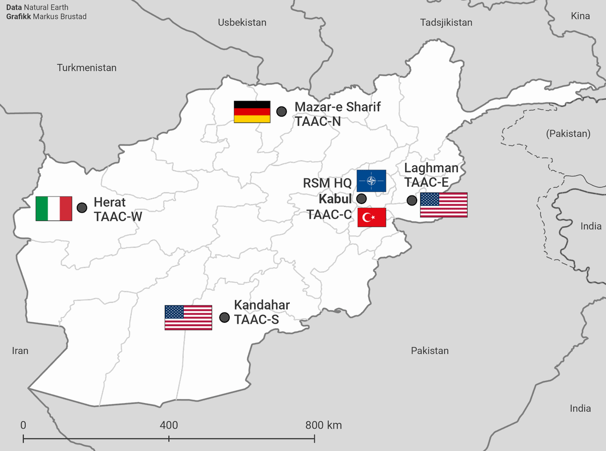 Figur 3.5 RSMs regionale organisering
