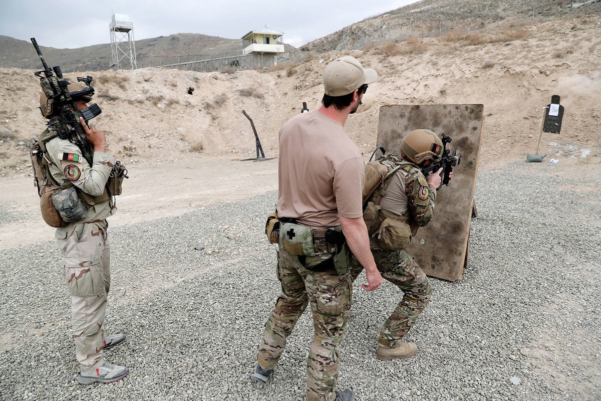 Figur 6.6 CRU 222 og norske mentorer i Kabul, 2018.