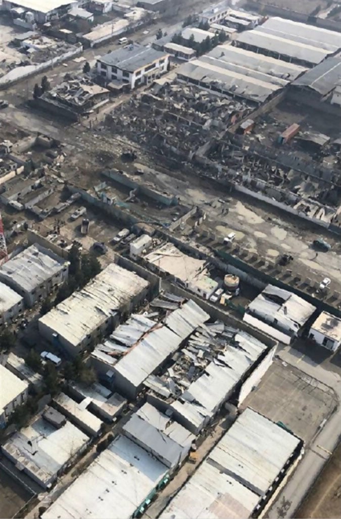 Figur 6.9 Camp Anjuman etter angrepet