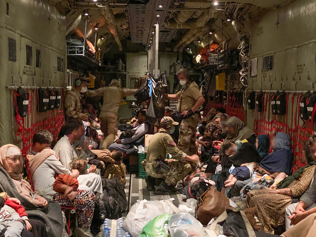 Figur 7.13 Norsk C-130 Hercules før avgang fra Kabul.