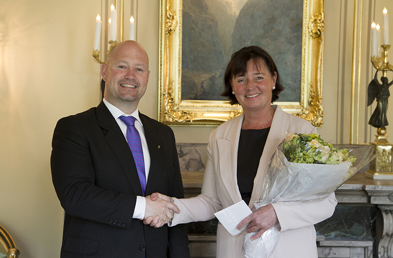 Anders Anundsen og Cecilie Daae