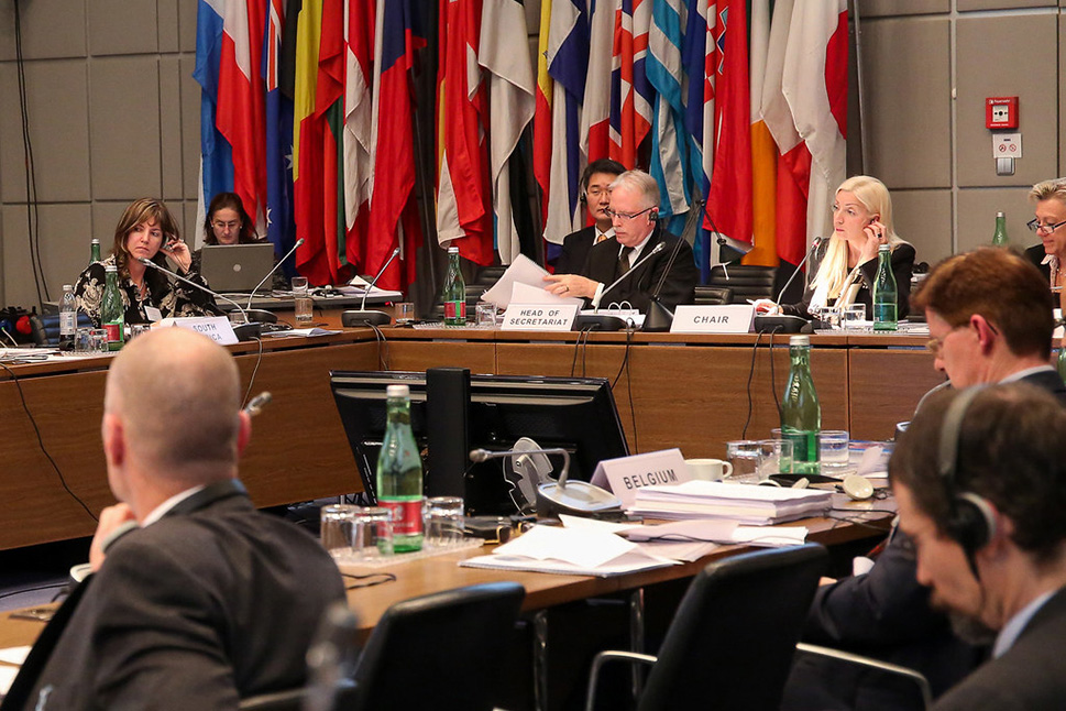 Figur 8.1 Plenumsmøtet i Wassenaar-samarbeidet.