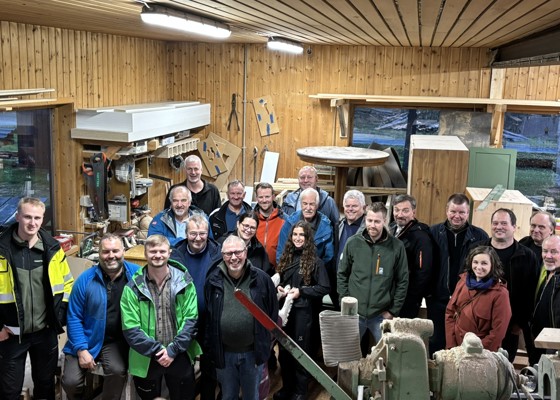 Deltakere på bedriftsnettverkssamling i Saltdal