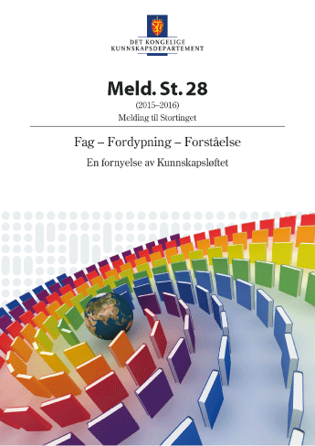 Figur 2.3 Meld. St. 28 (2015–2016) Fag – Fordypning – Forståelse
