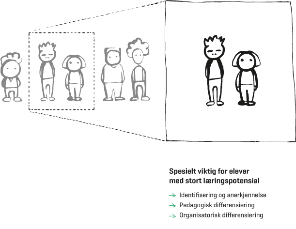 Figur 5.2 Spesielt viktig for elever med stort læringspotensial