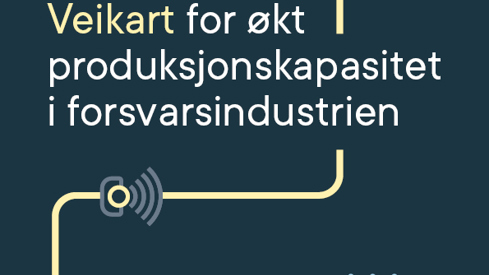 Forside veikart for økt produksjon i forsvarsindustrien