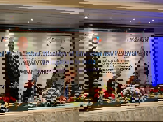 Bilde av signeringen av samarbeidsavtale for forskning og utveksling