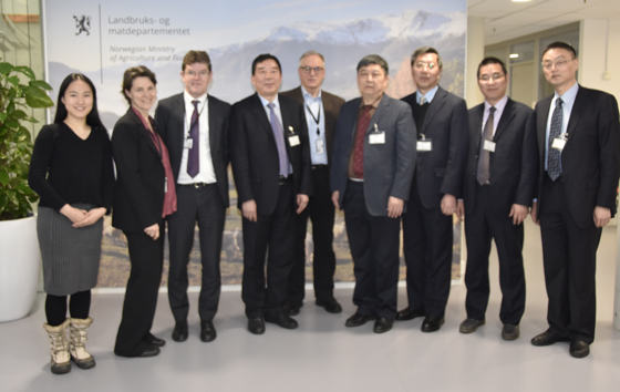 Delegasjon fra Anhui-provinsen i Kina.