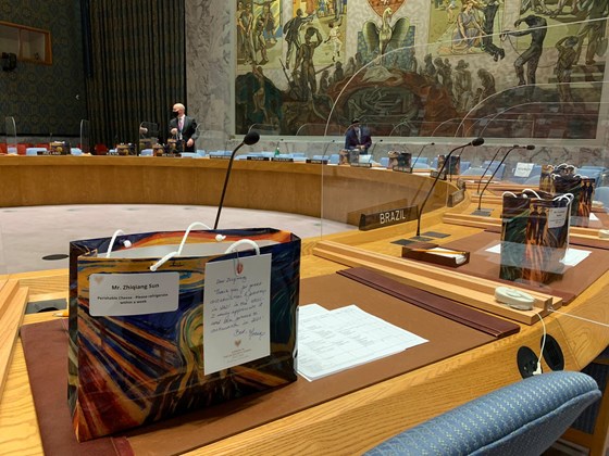 Gudbrandsdalsosten på plass i FNs sikkerhetsråd