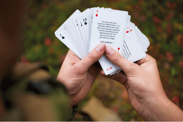 Figure 2.3 A deck of cards showing a range of ethical dilemmas