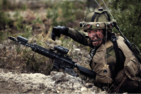 Figure 7.6 Soldier in the field