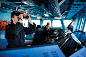 Figur 5.3 Broen på et marinefartøy