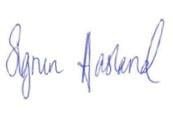 Signatur Sigrun Aasland