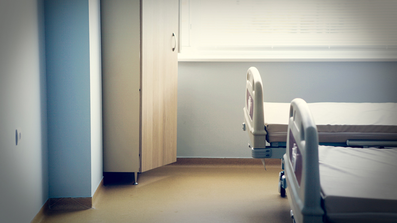 Illustrasjonsfoto av sykehusrom