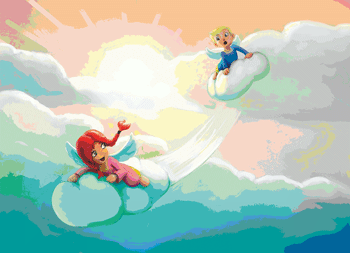 Figure 7.2 Concept art from Englekræsj.