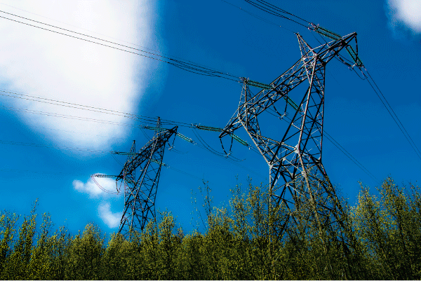 Figur 5.1 420 kV-ledning ved Stols vassdammen i Hol i Hallingdal