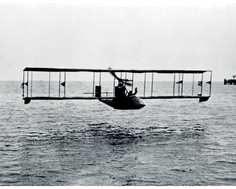 Figur 3.1 
Verdens første kommersielle flyrute