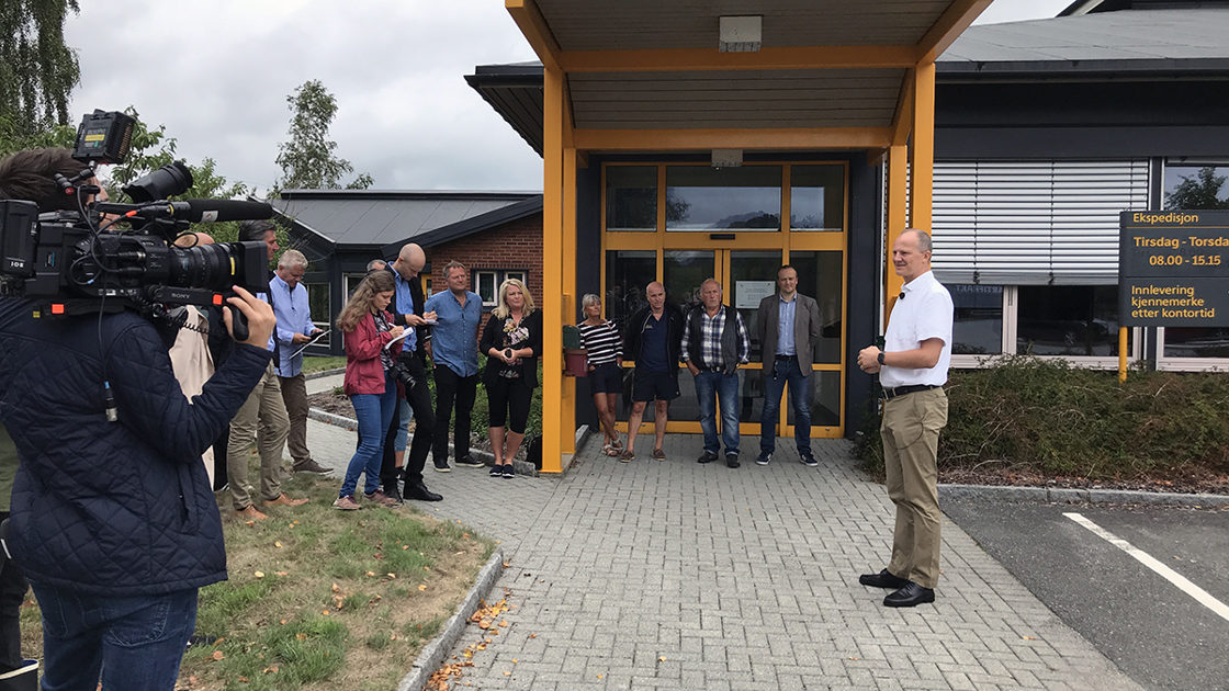 Pressetreff i Egersund