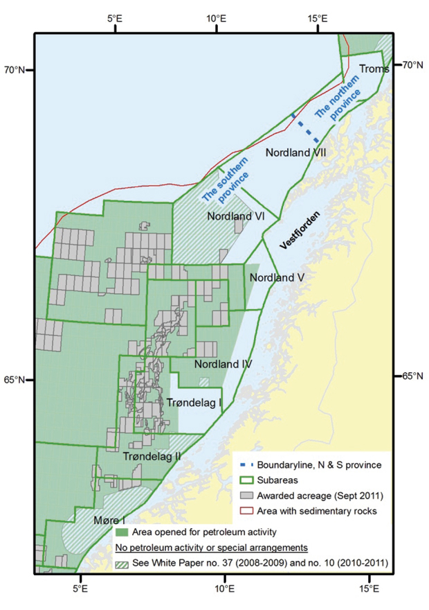 Figur 6.6 The northeastern Norwegian Sea.