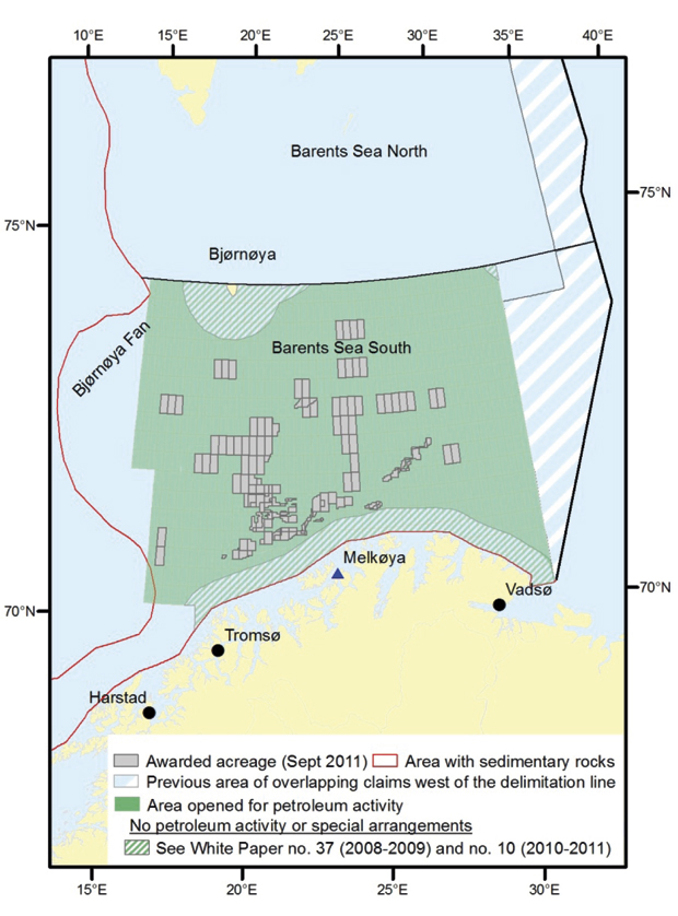 Figur 6.7 Barents Sea South.