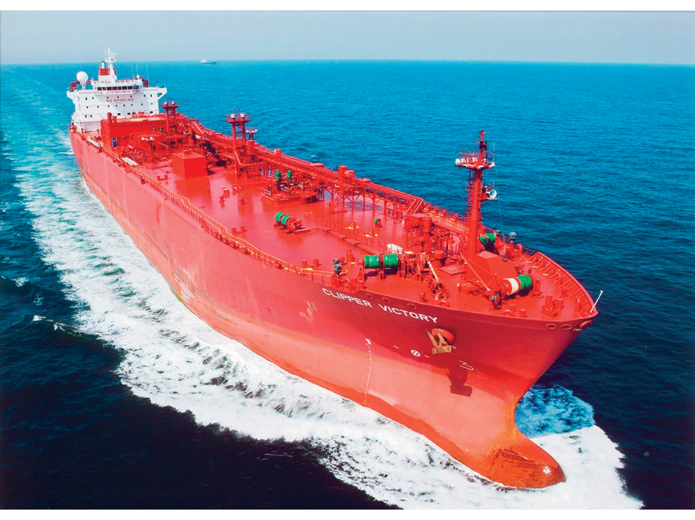 Figure 5.1 The Norwegian fleet is modern and specialised in technologically advanced, capital-intensive segments. Pictured is an LPG tanker, designed for transporting liquefied petroleum gas.