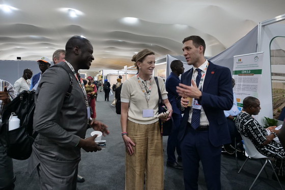 Klima- og miljøminister Andreas Bjelland Eriksen under klimaforhandlingene i Brasil.