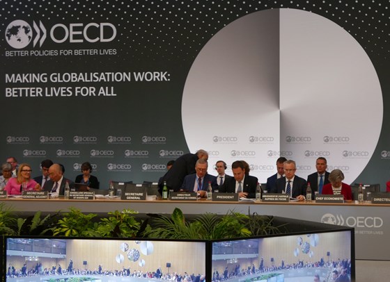 Fra ministerrådsmøtet i OECD