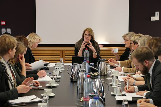 Stortingets kommunalkomité besøkte EU-hovedstaden 20.-22. februar. Foto: EU-delegasjonen. 