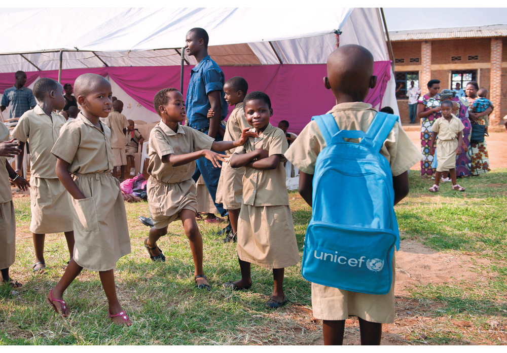 Figur 3.4 Back to school-dagen markeres på Jabe1-skolen i Bujumbura, Burundi.
