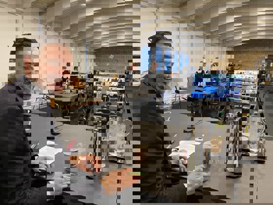 Utviklingsministeren i UDS lokaler