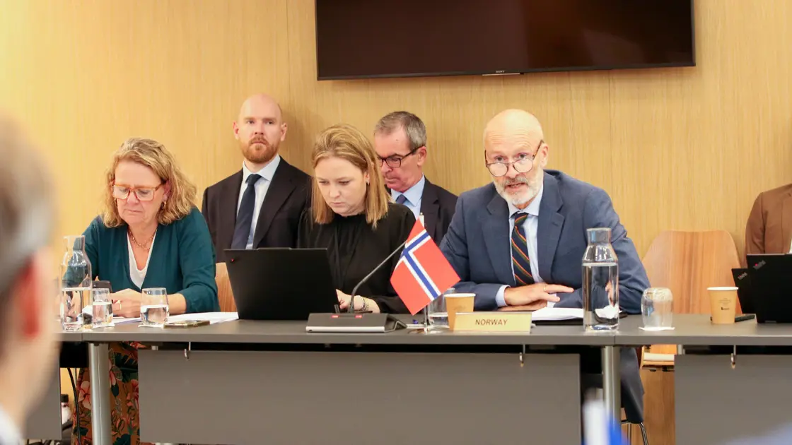 Mennesker ved et møtebord
