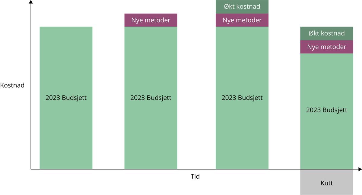 Skjematisk beskrivelse av helseforetakenes driftsbudsjett