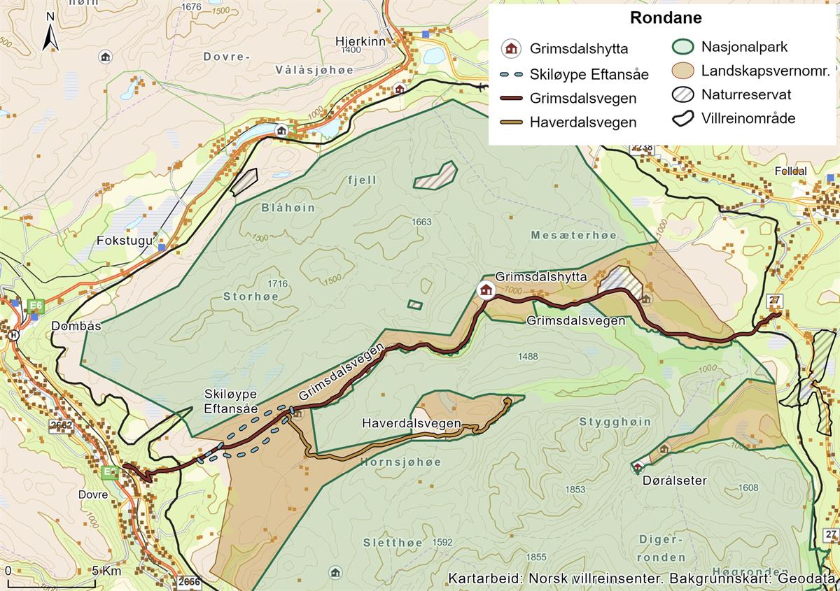 Grimsdalsvegen og Haverdalsvegen