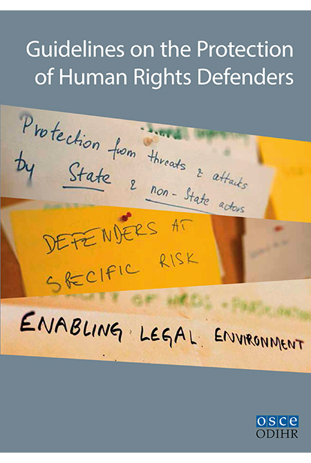 Figur 6.3 
OSSE/ODHIRS retningslinjer for beskyttelse av menneskerettighetsforkjempere
